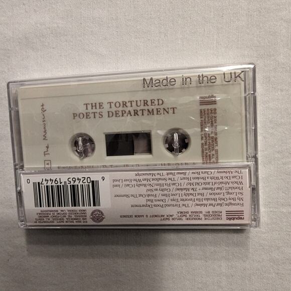 Taylor Swift The Tortured Poets Department Cassette Sealed TTPD The Manuscript - Picture 2 of 4